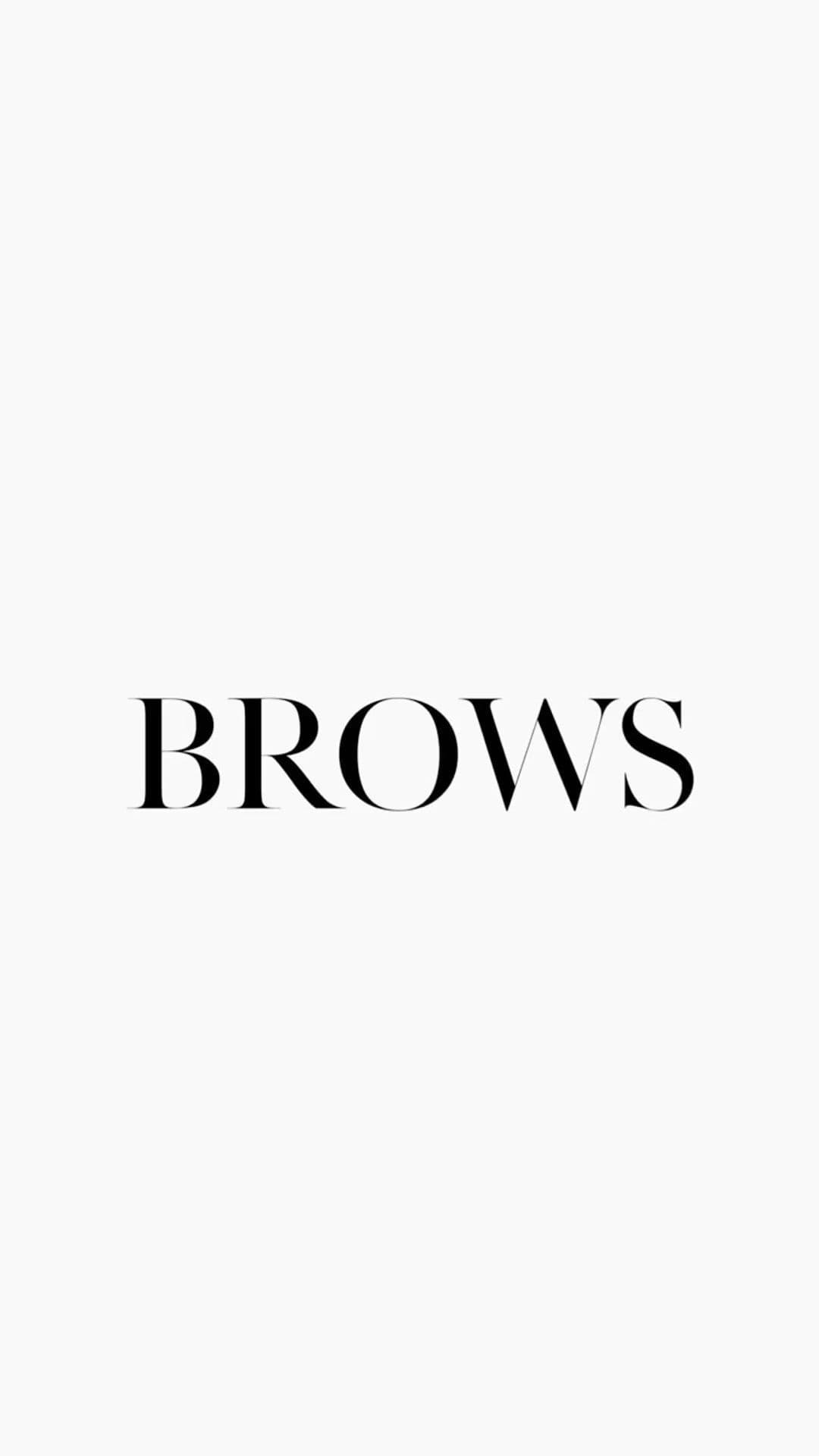 Brow Mapping + Shaping